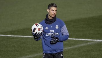 Cristiano, en la Ciudad Real Madrid.