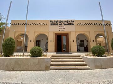Vista general del hotel Souq Al Wakra donde se alojará la selección de Inglaterra.