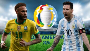 Duelo de las máximas figuras de Conmebol en Copa América; Neymar vs Messi