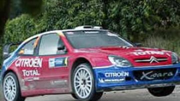 <B>SÁINZ, SEGUNDO.</b> El piloto madrileño ha terminado la primera jornada en segunda posición, sólo superado por su compañero de equipo, Sebastien Loeb, y mantiene en Alemania la buena racha que comenzó en el Rally de Argentina.