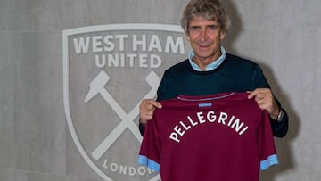 El t&eacute;cnico chileno, Manuel Pellegrini, entrenar&aacute; al West Ham United de la Premier League.