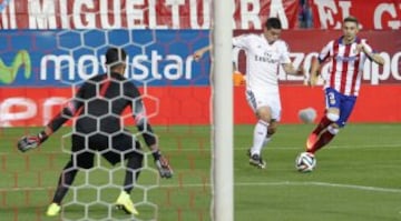 James Rodríguez durante el partido de vuelta de la Supercopa de España