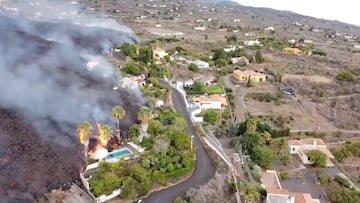 Encoge el corazón: la lava del volcán sigue calcinando todo a su paso