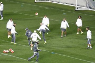 Doble sesión de entrenamiento del Real Madrid en Melbourne