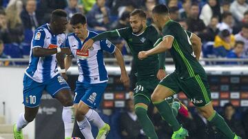 Resumen y goles del Espanyol-Betis de la Liga Santander