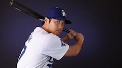 Shohei Ohtani #17 of the Los Angeles Dodgers poses for a portrait during photo day at Camelback Ranch on February 21, 2024 in Glendale, Arizona.