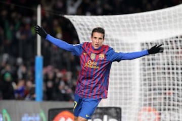 El sabadellense Cristian Tello dejó el Barça rumbo al Oporto en 2013. Tras 2 años en Portugal fichó por la Fiorentina. Recientemente ha fichado por el Real Betis convirtiéndose en la primera salida del club azulgrana con Valverde en el banquillo.