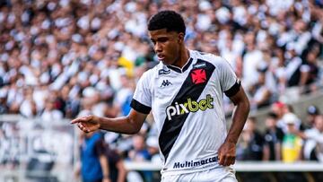 Andrey Santos, cedido al Vasco de Gama hasta verano