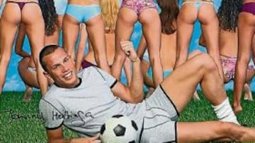 <b>EL REY DE LA ROPA INTERIOR. </b>El futuro rojiblanco, Johnny Heitinga, forma parte de la campaña publicitaria de la marca 'Sloggi'.