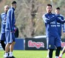 Messi ya entrena con el grupo