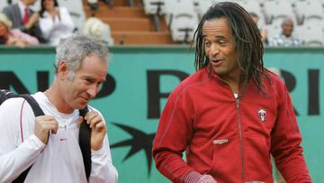 John McEnroe y Yannick Noah, en una imagen de archivo.