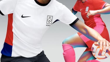 Nike presenta una de las camisetas más arriesgadas de este Mundial al combinar el rosa y el rojo (¡patada en el ojo!). Este último hace de color principal mientras que el rosa aparece en los costados y los bordes de las mandas.