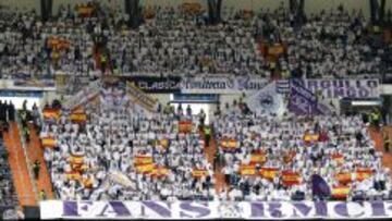 El Bernabéu cantó "¡la final de la Copa no se juega aquí!"