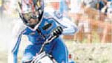 Vouilloz, en bicicleta.