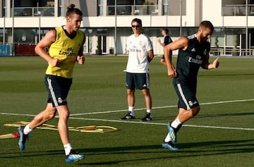 Benzema in training this week