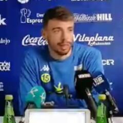 Cristian, sobre el Mirandés: "Vienen a ganar y vamos a tener que sacar esto adelante"