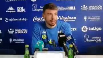 Cristian, sobre el Mirandés: "Vienen a ganar y vamos a tener que sacar esto adelante"