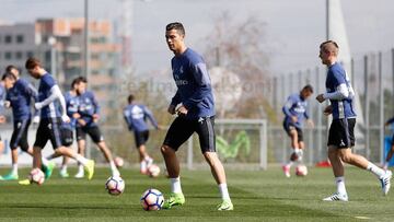 Zidane ya tiene a Cristiano, Pepe, James y Keylor