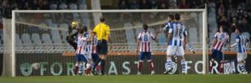 09/11/14 11ª Jornada Real Sociedad - Atlético de Madrid
Parada de Moyá