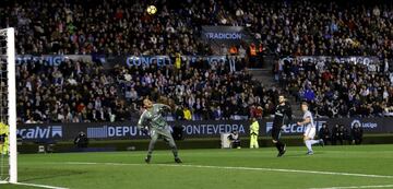 Wass inauguró el marcador. 1-0.