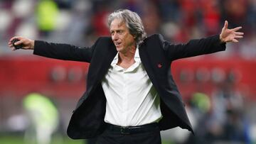 Jorge Jesus, entrenador del Flamengo.
