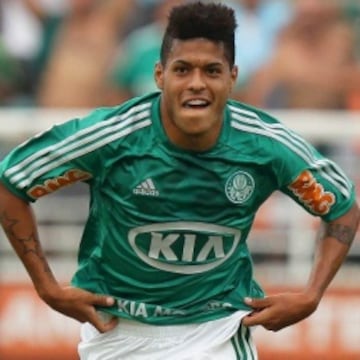 Leandro, delantero del Palmeiras.