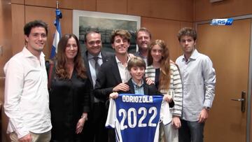 Las palabras de Odriozola cuando renovó con la Real