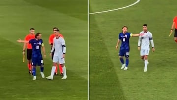 Ronaldo calms furious Modric in referee outburst, capturing Madrid fans’ hearts