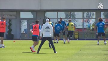 El Madrid se prepara para el partido ante la Real Sociedad