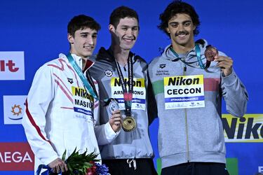 Esperpento de la FINA: descalifan a un ganador y lo readmiten tras la entrega de medallas