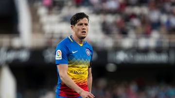 Rub¨¦n Bover marc¨® de falta directa con un potente latigazo con pierna izquierda. Golazo. Gianni Cassaro intent¨® detenerlo con una estirada, pero fue insuficiente. Su tercer gol en los ¨²ltimos cuatro partidos.