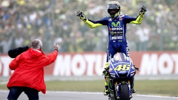 Rossi: "Corro por lo que vivo cinco o seis horas tras ganar"