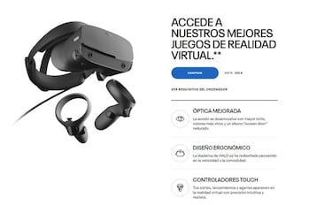 Oculus Rift S reduce su precio 100 euros por Navidad