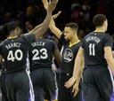 El 'quinteto de la muerte' de los Warriors suma y sigue: 24-0