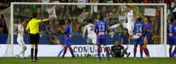 Levante-Real Madrid. 2-2. Morata marca el gol del empate.