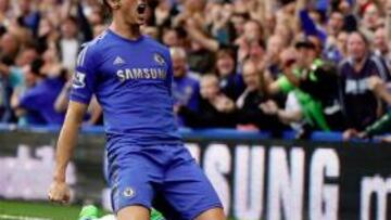 Torres celebra su gol de este fin de semana.