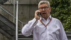 Ross Brawn, el director deportivo de la F1, en Spa.