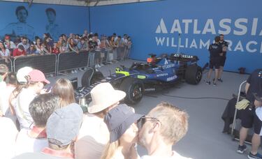 El monoplaza de Williams. 