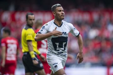 Es el líder de asistencias (5) de la Liga MX. Ha vuelto a ser la 'dinamita' del campo para los Pumas.