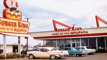 Uno de los primeros locales de la cadena Burger King en Estados Unidos.