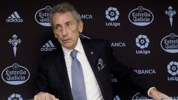 Carlos Mouriño, durante su última rueda de prensa.