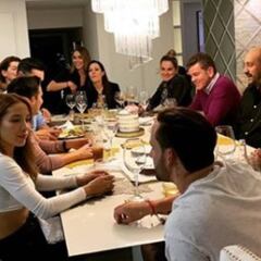 Luisa Fernanda W y Pipe Bueno, juntos en la fiesta de Carolina Cruz