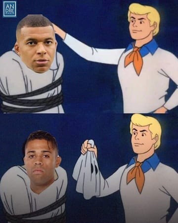 El partido de Mbappé, protagonista de los memes