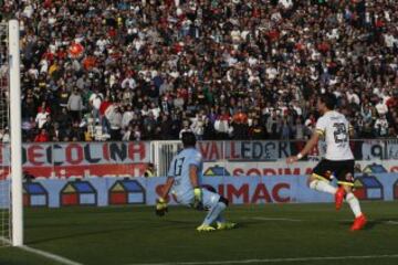 El amargo debut de Guede en Colo Colo, en imágenes