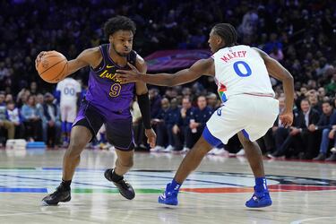 Bronny James makes his Lakers case