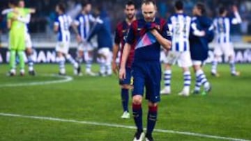 Iniesta: "Era la ocasión para recortar puntos; una lástima"