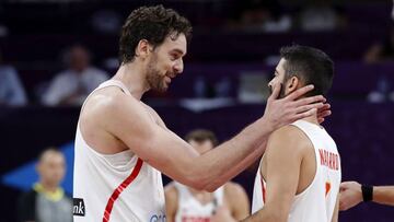 Pau Gasol y Juan Carlos Navarro.