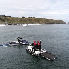 El viento obligó a suspender la jornada del surf femenino
