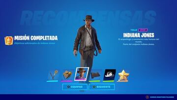 Conseguimos la skin de Indiana Jones completando al menos cuatro de sus diez Misiones