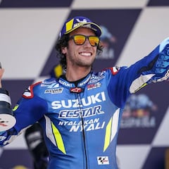 Rins: "La adrenalina es lo que me da fuerza para adelantar"